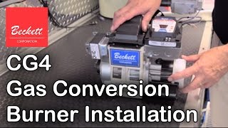 CG4 Gas Conversion Burner Installation [upl. by Cirle]