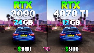 RTX 3090 vs RTX 4070 Ti  Test in 10 Games [upl. by Ueihtam501]