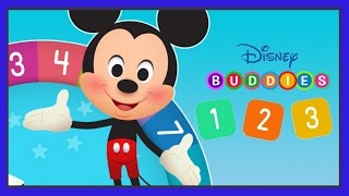 Disney Buddies 123s  Learn to Count Numbers 1 to 20 With Disney Characters [upl. by Erodisi]