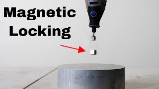 Magnetic Locking WITHOUT a Superconductor [upl. by Nevs]