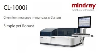 CL1000i Chemiluminescence Immunoassay System  Simple yet Robust [upl. by Allie]