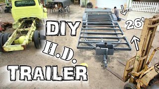 Harbor Freight Utility Trailer Build DIY utilitytrailer [upl. by Checani175]