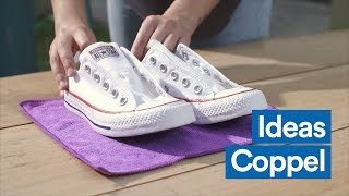 Cómo limpiar tus tenis blancos  Coppel [upl. by Monro485]