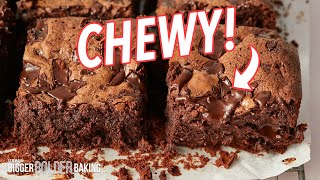 The Perfect Chewy Brownie Recipe [upl. by Nettirb]