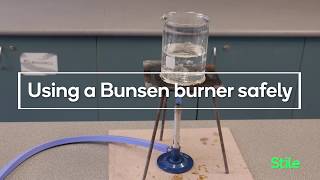 How to use a Bunsen burner safely [upl. by Hakceber556]