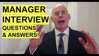 MANAGER Interview Questions and Answers How to PASS a Management Job Interview [upl. by Magnusson404]