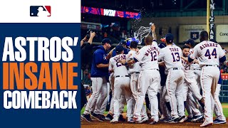 Astros come back twice score 11 in walkoff win [upl. by Scott]