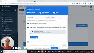 Firebase Hosting custom domain configuration with GoDaddy DNS [upl. by Modesty]