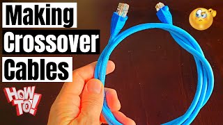 CAT6 CROSSOVER CABLE  HOW TO  QUICK amp EASY [upl. by O'Donoghue]