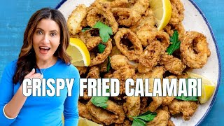 How to Make Crispy Fried Calamari Better Than Restaurants [upl. by Attenyl]