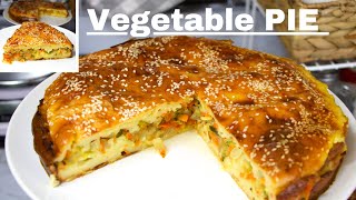 HOW TO MAKE VEGETABLE PIE EASY CHEAP AND DELICIOUS RECIPE [upl. by Ethelind]