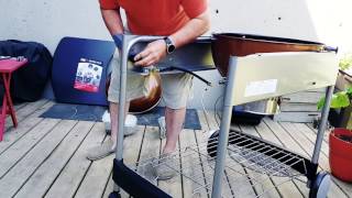 Assembling a Weber Performer Deluxe BBQ [upl. by Nobile511]