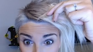 How I add HAIR EXTENSIONS to my SUPER SHORT pixie cut [upl. by Gun423]