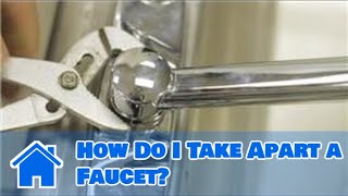 Kitchen Sink Faucets  How Do I Take Apart a Faucet [upl. by Ailana]