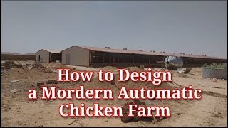 How To Design a Modern Automatic Chicken Farm I Layers Chicken Farming I Poultry House Design [upl. by Ymmat]