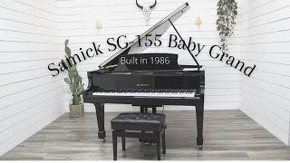 Samick SG155 Baby Grand Piano [upl. by Rechaba887]