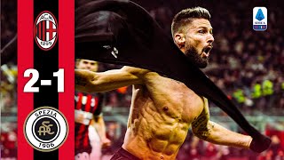 GIROOOOOOOOUUUUUDDD  AC Milan 21 Spezia  Highlights Serie A [upl. by Morgen]