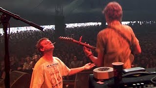 Mac DeMarco lets fan Thijs play guitar on Freaking Out The Neighbourhood at Lowlands 2017 [upl. by Eiuqnimod86]