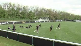 How to improve endurance and core strength  Soccer training drill  Nike Academy [upl. by Ushijima]