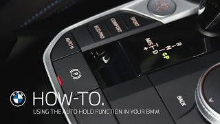 How to use the Auto Hold function in your BMW – BMW HowTo [upl. by Ihpen913]