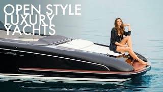 Top 5 Small Open Style Luxury Yachts by Riva Yachts  Price amp Features [upl. by Philbert307]