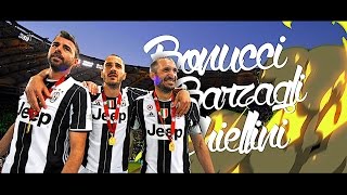 Bonucci Barzagli Chiellini • BBC 1617 • AMAZING Defence [upl. by Arodal541]