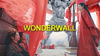 gu xiang ✘ cao weining 山河令  wonderwall [upl. by Robma]