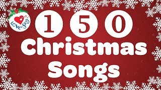 150 Top Christmas Songs and Carols Playlist with Lyrics 🎄 [upl. by Pega713]