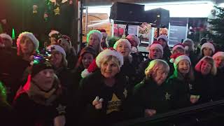 WHAT CHRISTMAS MEANS TO ME Rock Choir at Birkdale Lights Switch On 1st December 2024 [upl. by Ymeon]