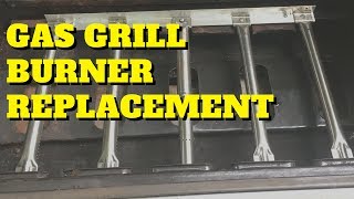 Easy DIY Repair Gas Grill Burner Replacement [upl. by Audy655]