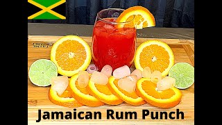 How To Make Authentic Jamaican Rum PunchStep By Step [upl. by Fevre998]