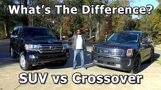 SUV vs Crossover  Whats The Difference [upl. by Riane]