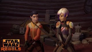 Star Wars Rebels Ezra Training Sabine [upl. by Yuhas]