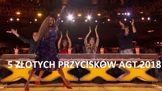 5 ZŁOTYCH PRZYCISKÓW NAPISY AGT 2018 [upl. by Ecertap238]