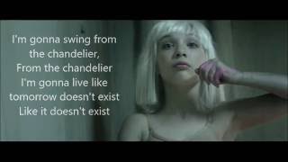 Sia  Chandelier acoustic lyrics [upl. by Aed]