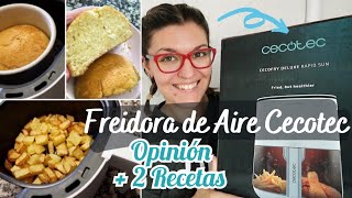 FREIDORA DE AIRE CECOTEC Opiniones FREIDORA Sin Aceite CECOFRY Recetas [upl. by Lednor399]