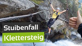 Spektakulärer Klettersteig am Stuibenfall Der höchste Wasserfall in Tirol [upl. by Trainor]