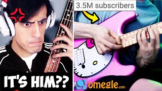 I FOUND HIM on Omegle BASS vs GUITAR Epic Battle ft TheDooo [upl. by Aneladdam]