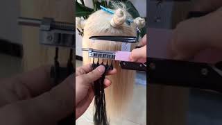 How to use new 6D2 Hair Extension Exclusive professional supplier of this real hair products [upl. by Hirsch284]