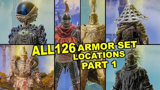 Elden Ring  How To Get All Armor Sets Part 1  All Altered amp Individual Pieces [upl. by Enairda]