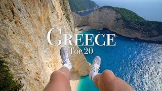 Top 20 Places To Visit In Greece  4K Travel Guide [upl. by Sib]