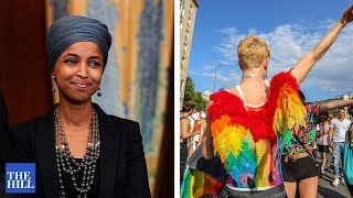 Ilhan Omar DEFENDS LGBT rights under totalitarian regimes [upl. by Ahsiei]