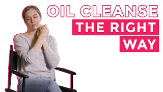 How To Oil Cleanse  The Oil Cleansing Method with Britta Plug [upl. by Lewan]