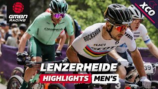 Lenzerheide Elite Mens Cross Country  XCO Highlights [upl. by Julide641]