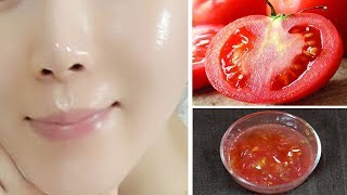 Skin Whitening Tomato Facial  Get Fair Glowing Spotless Skin Permanently [upl. by Cleavland]