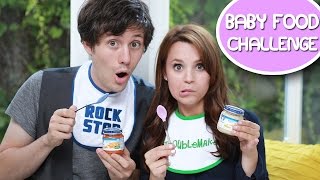 BABY FOOD CHALLENGE ft Kurt Hugo Schneider [upl. by Rafaela]