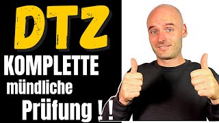 DTZ B1 Telc KOMPLETTE Mündliche Prüfung  A2 B1 [upl. by Lovato]