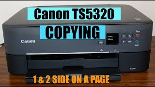 Canon TS5320 Copying Tutorial review [upl. by Ylenaj388]