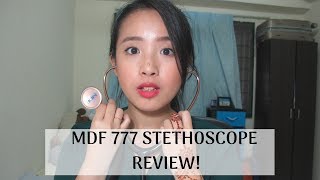 MDF 777 Rose Gold Stethescope  Littmann or MDF   1st Year Medical Student [upl. by Kcired960]