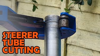 Steerer Tube Cut with a pipe cutter beginner MTB Basics [upl. by Einimod849]